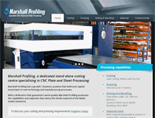 Tablet Screenshot of marshallprofiling.co.nz